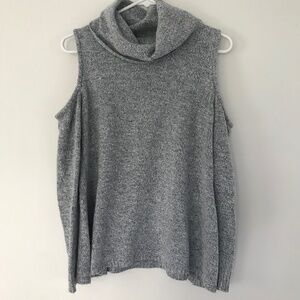 Charlotte Russe Gray Sleeveless Sweater